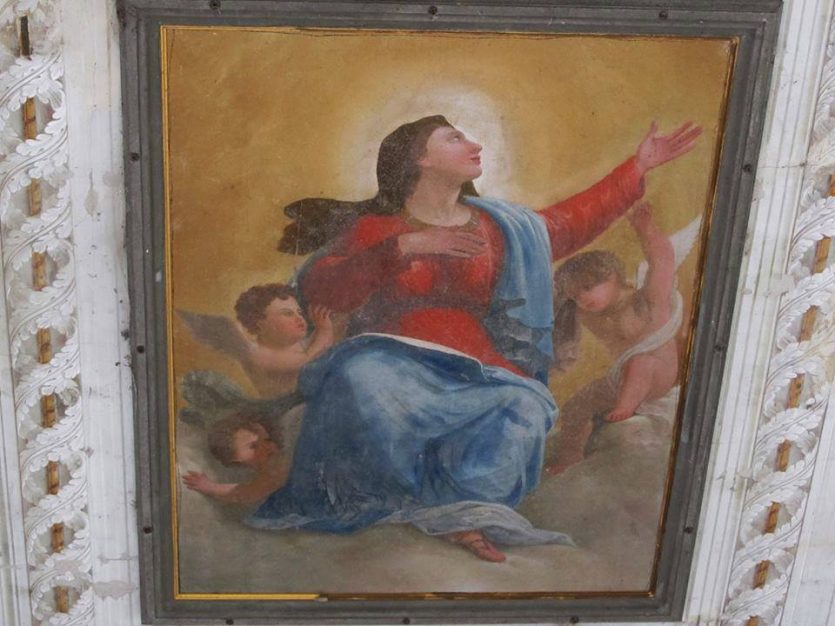 il palazzo bruciato - the minutes fly - web magazine - affresco soffitto