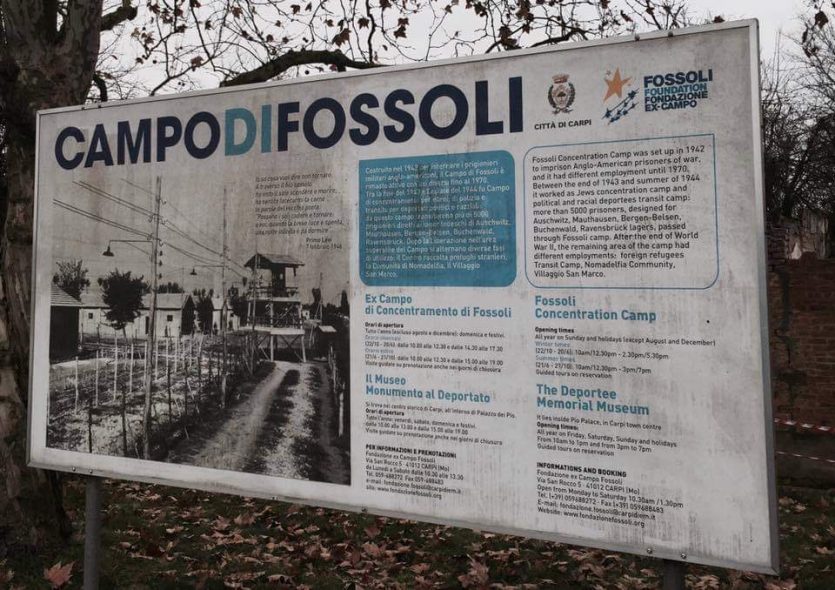 ex campo di concentramento fossoli the minutes fly web magazine shoah
