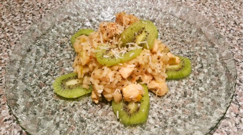 kiwi pollo risotto the minutes fly